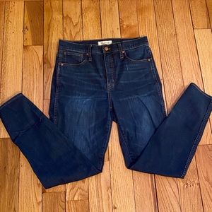 Madewell 10in high rise skinny EUC size 29